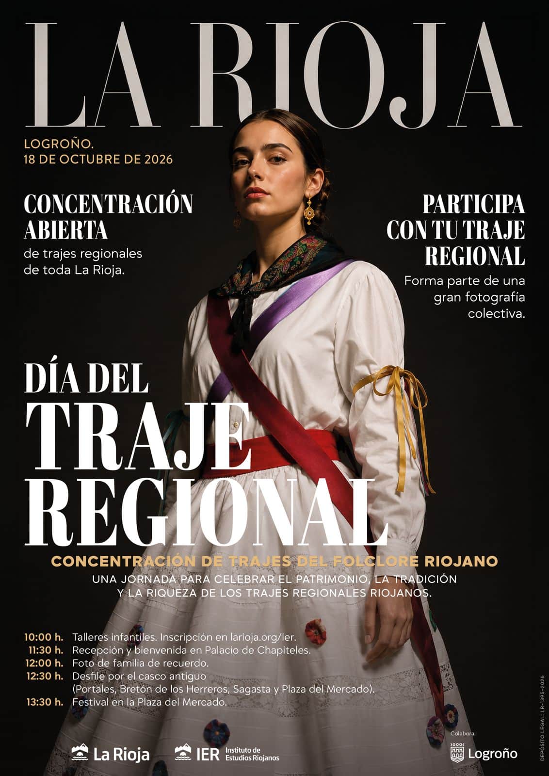 El primer Día del Traje Regional reunirá en Logroño talleres, un desfile y folclore, con autobús gratuito desde Haro, Alfaro y Torrecilla 2