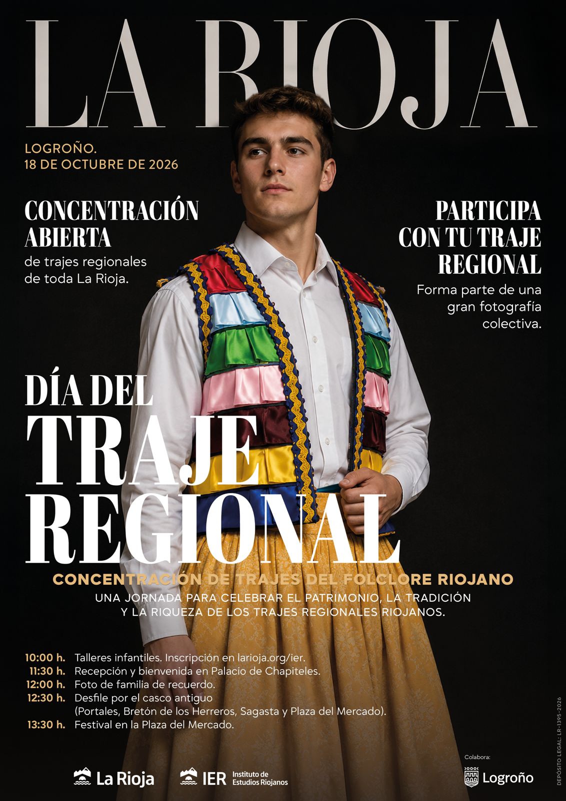 El primer Día del Traje Regional reunirá en Logroño talleres, un desfile y folclore, con autobús gratuito desde Haro, Alfaro y Torrecilla 3