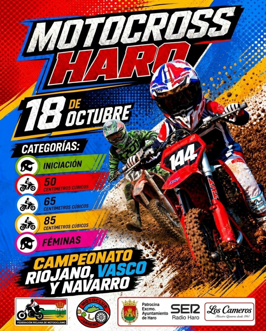 Haro acoge este domingo una prueba del Campeonato Riojano, Vasco y Navarro de motocross con cerca de 40 jóvenes pilotos 1 Haro acoge este domingo una prueba del Campeonato Riojano, Vasco y Navarro de motocross con cerca de 40 jóvenes pilotos 1